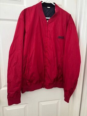 Gucci Red Men's Bomber Jacket